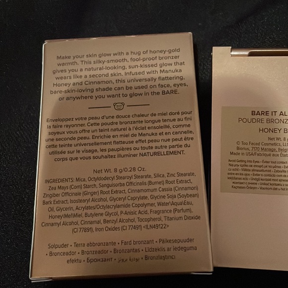 Too Faced Teddy Bare Bare It All Bronzer. Honey Bun Glow.NIB🔺FIRM🔺 - Picture 5 of 7